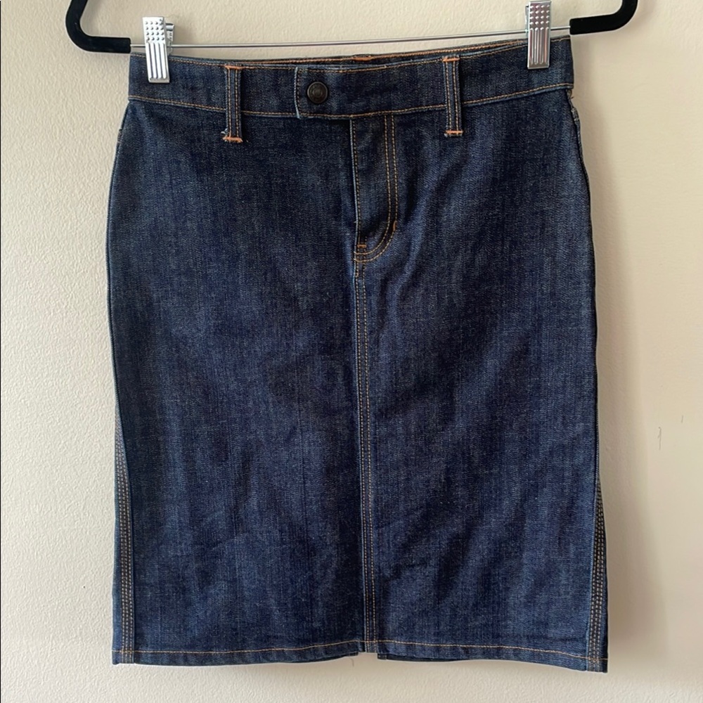 Gap Dark Blue Denim Skirt